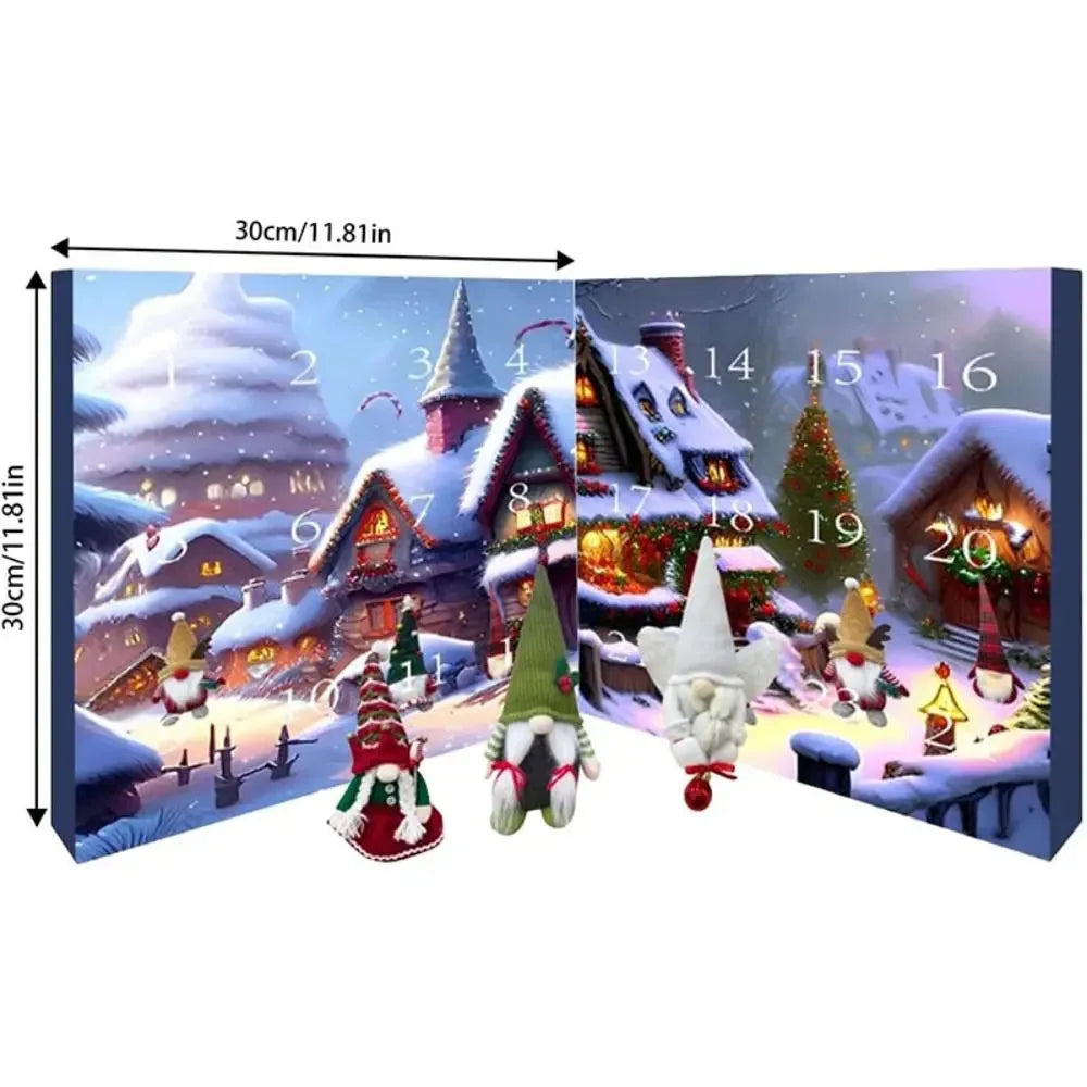Holiday Gnome Advent Countdown Calendar