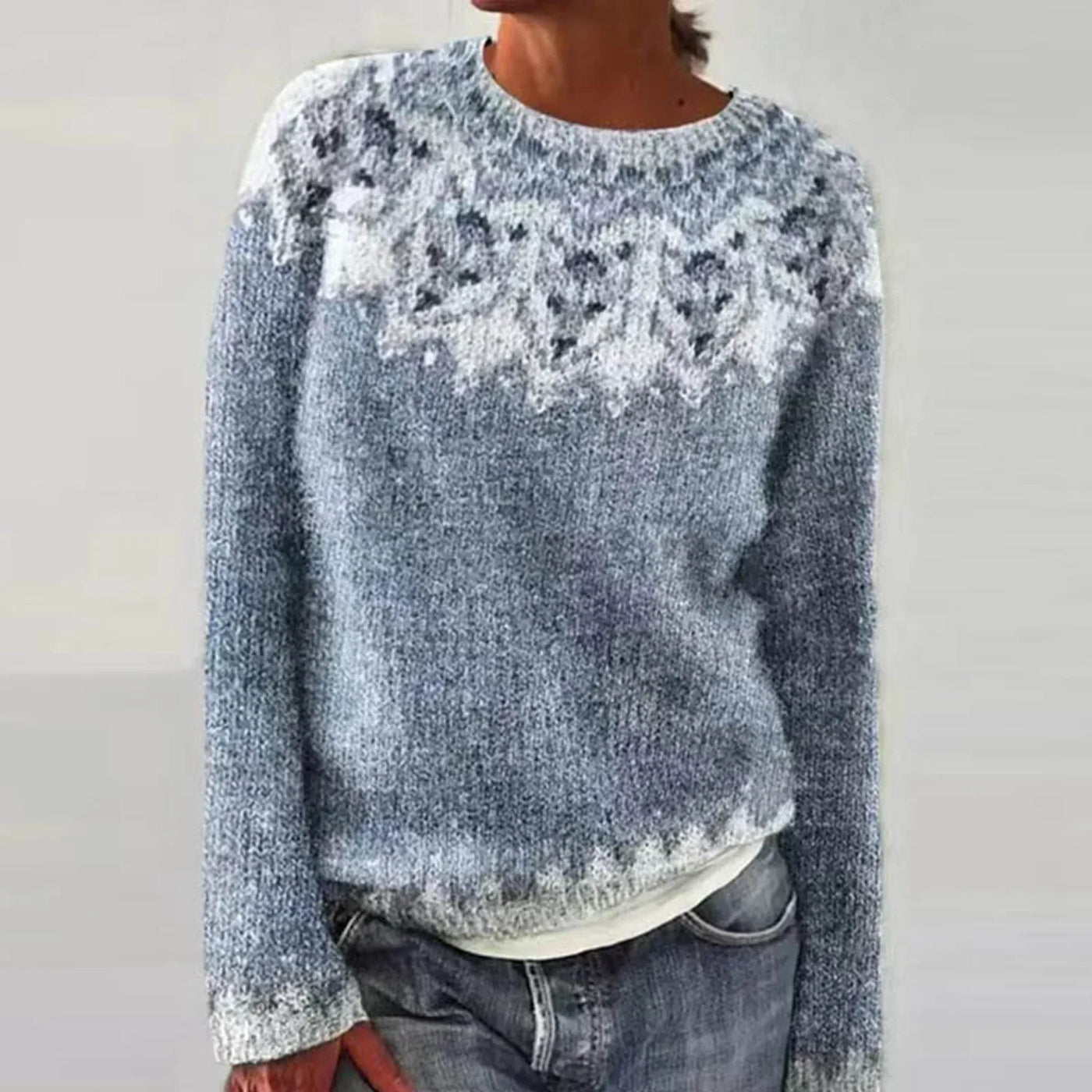Christy – Winter Knitted Long Sleeve Shirt