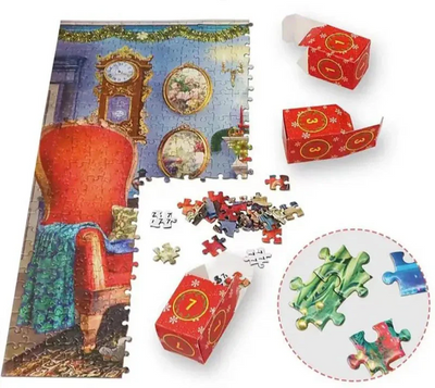 Advent Puzzle Box – 24 Days of Holiday Surprises