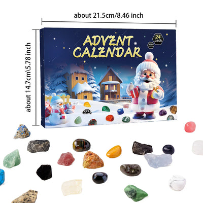 Christmas Countdown Crystal Stone Advent Calendar