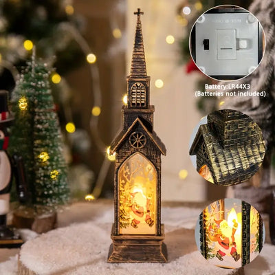 4 Pieces Christmas LED Candle Light Decorations