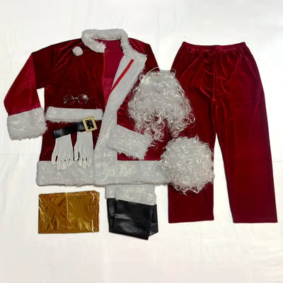 Santa Claus Velvet Holiday Costume Set