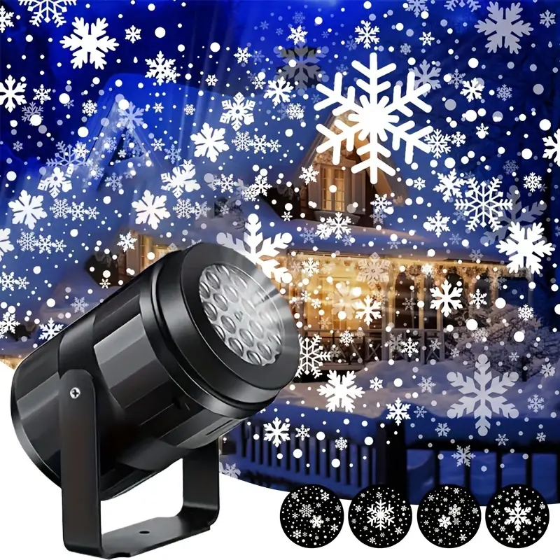 Enchanted Snowfall Holiday Projector
