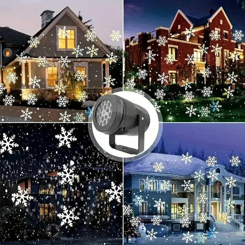 Magical Snowflake Christmas projector