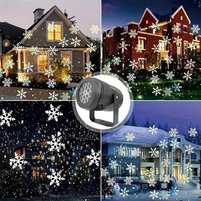 Magical Snowflake Christmas projector