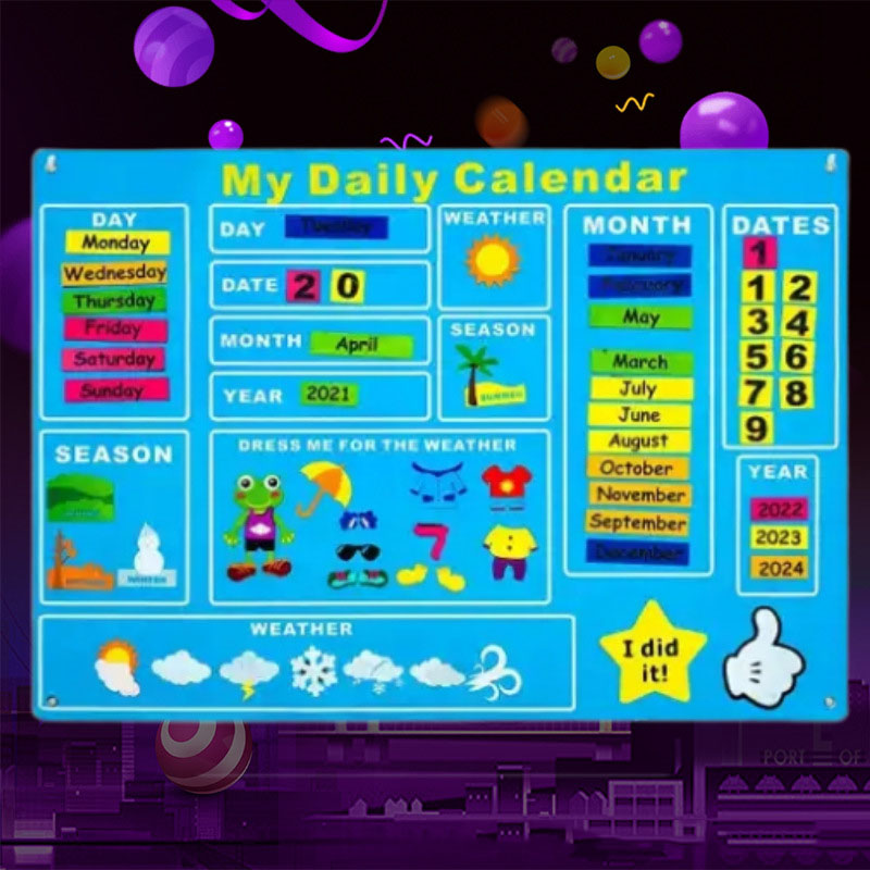 🦖Children's teaching felt board-👍