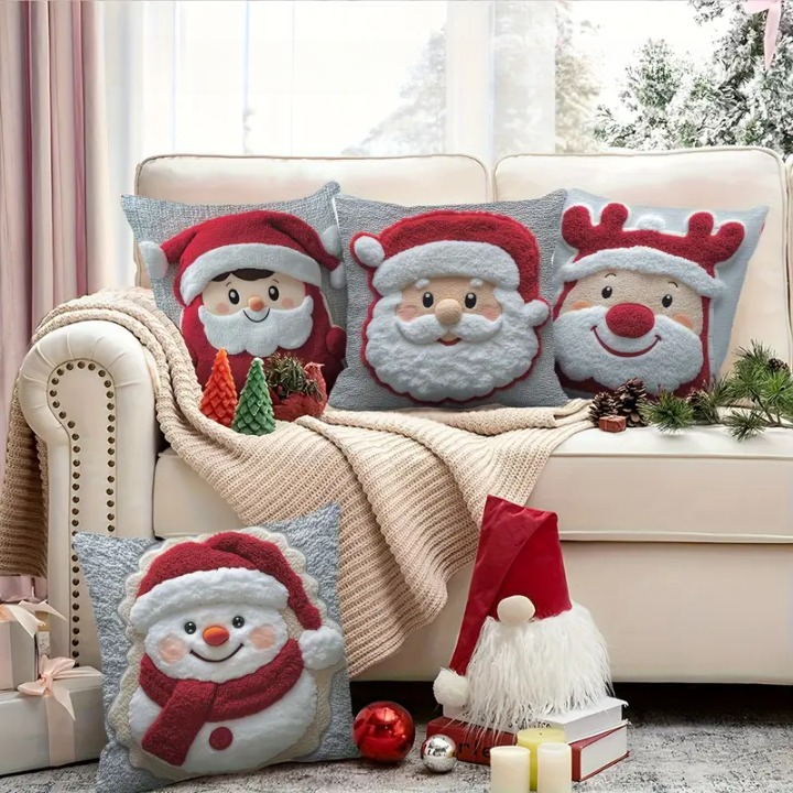 FrostHaven | Festive Cushion Cover Set