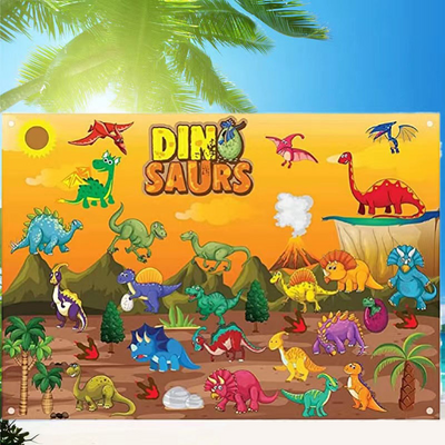 🦖Children's teaching felt board-👍
