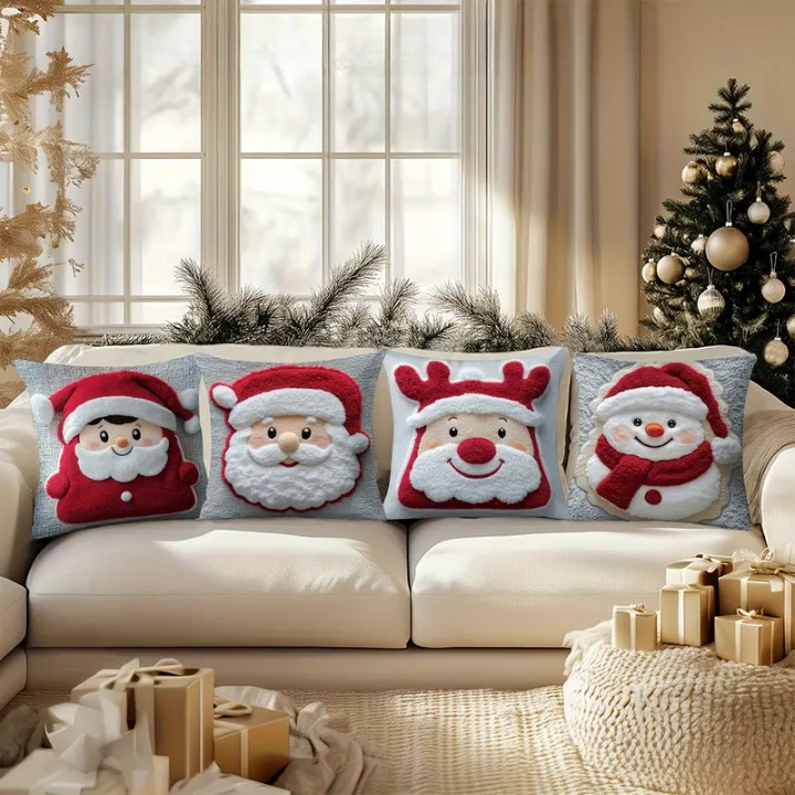 FrostHaven | Festive Cushion Cover Set