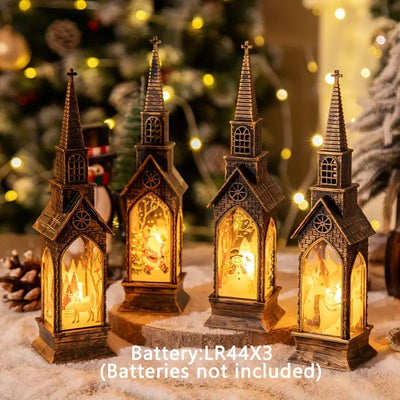 4 Pieces Christmas LED Candle Light Decorations