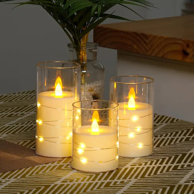 Aurelia | Elegant LED Candle Set