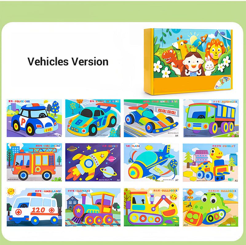 3D EVA Stickers for Children's Crafts