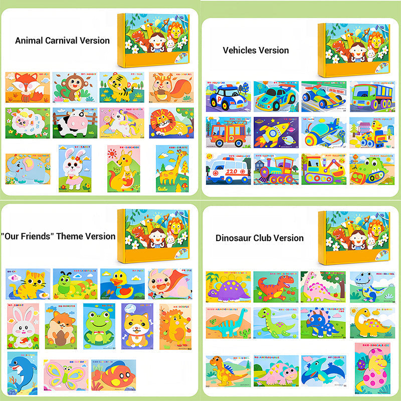 3D EVA Stickers for Children's Crafts