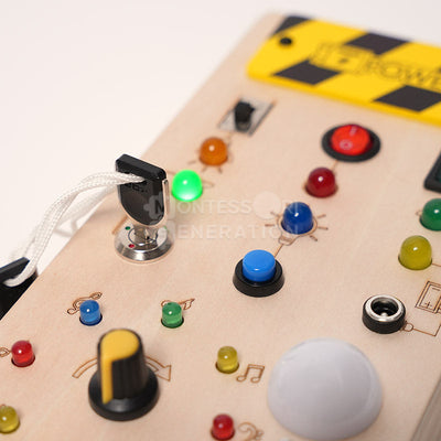 Montessori Wooden Busy Board
