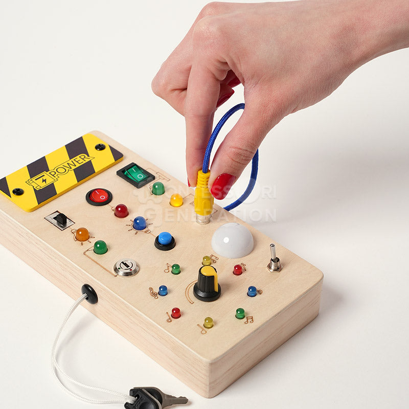 Montessori Wooden Busy Board