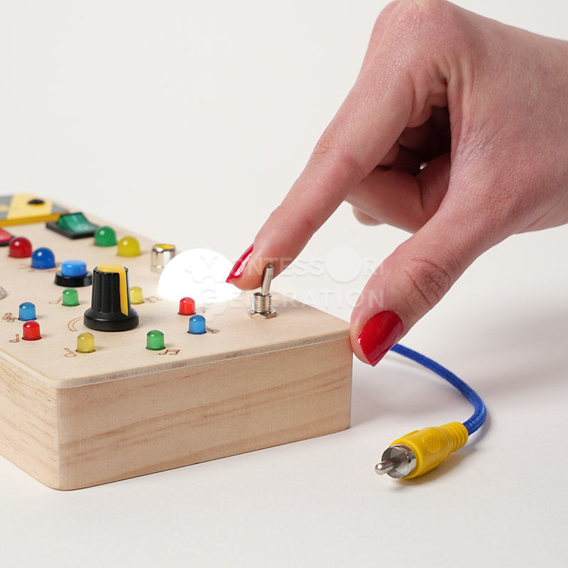 Montessori Wooden Busy Board