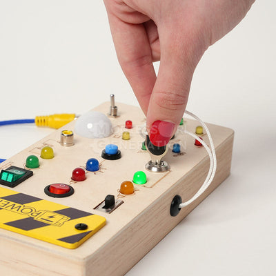 Montessori Wooden Busy Board
