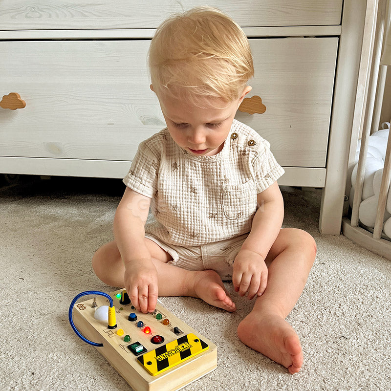 Montessori Wooden Busy Board