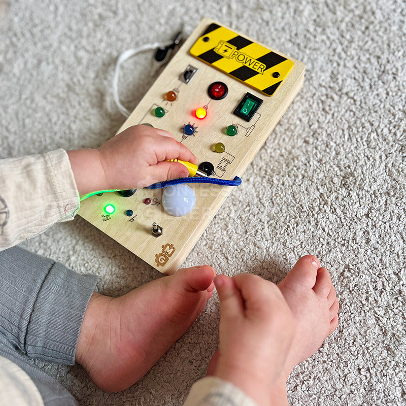 Montessori Wooden Busy Board
